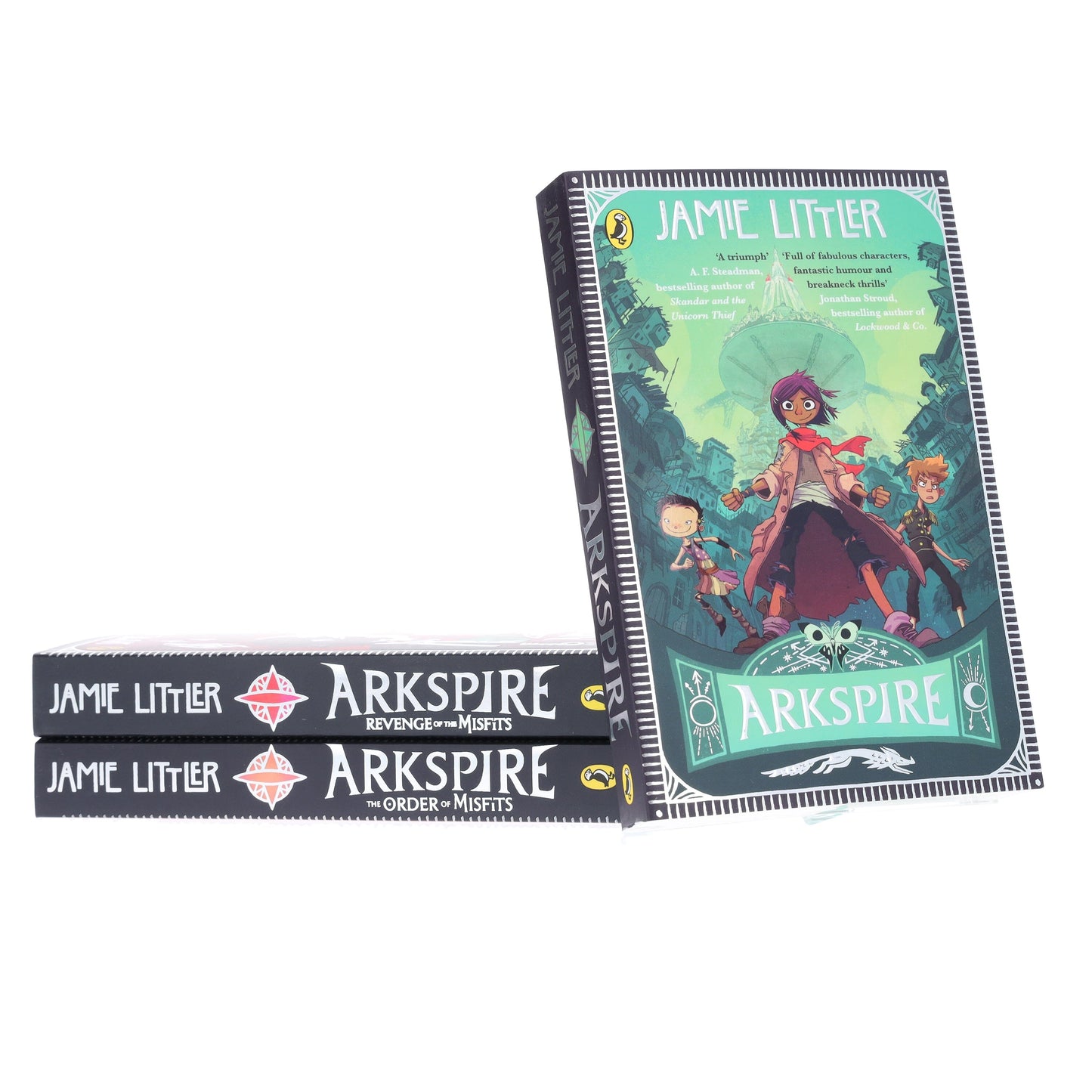 Arkspire Series by Jamie Littler: An Epic Illustrated Adventure 3 Books Collection Set - Ages 8-13 - Paperback
