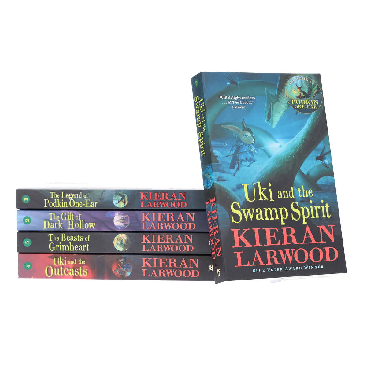五界系列 5 本 作者：Kieran Larwood - 年齡：9-14 歲 - 平裝本
