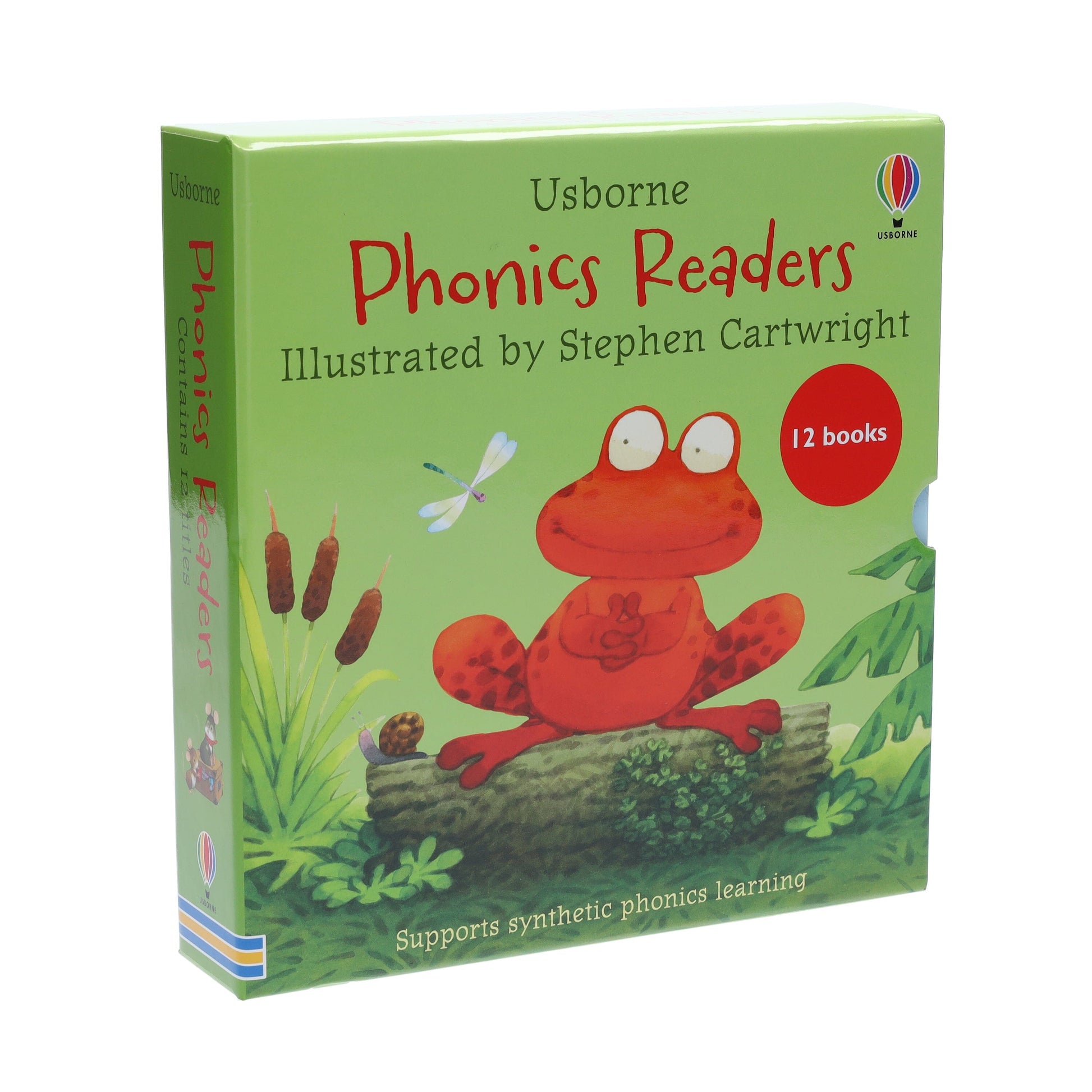 Usborne Phonics Readers 12 Books Collection Box Set - Ages 2-6 - Paperback B2D DEALS Usborne Publishing Ltd