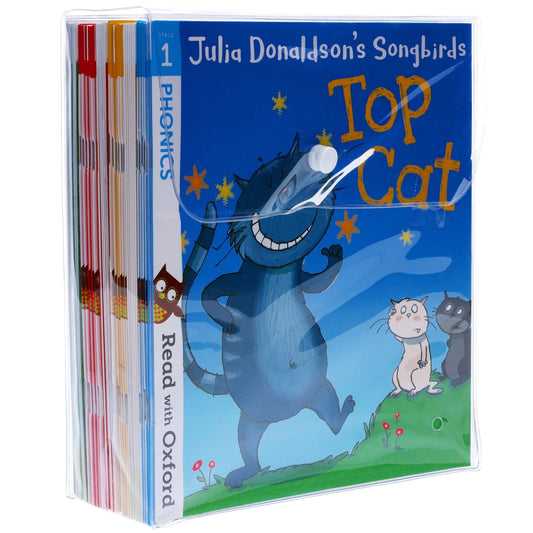 Julia Donaldson's Songbirds Phonics: Read with Oxford Stages 1-4 36 Books Collection Set - Ages 0-5 - Paperback