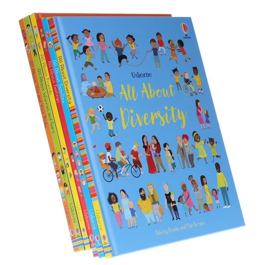 Usborne All About Series By Felicity Brooks: 6 Books Collection (Usborne My First Book) - Ages 3-8 - Hardback 0-5 Usborne Publishing Ltd