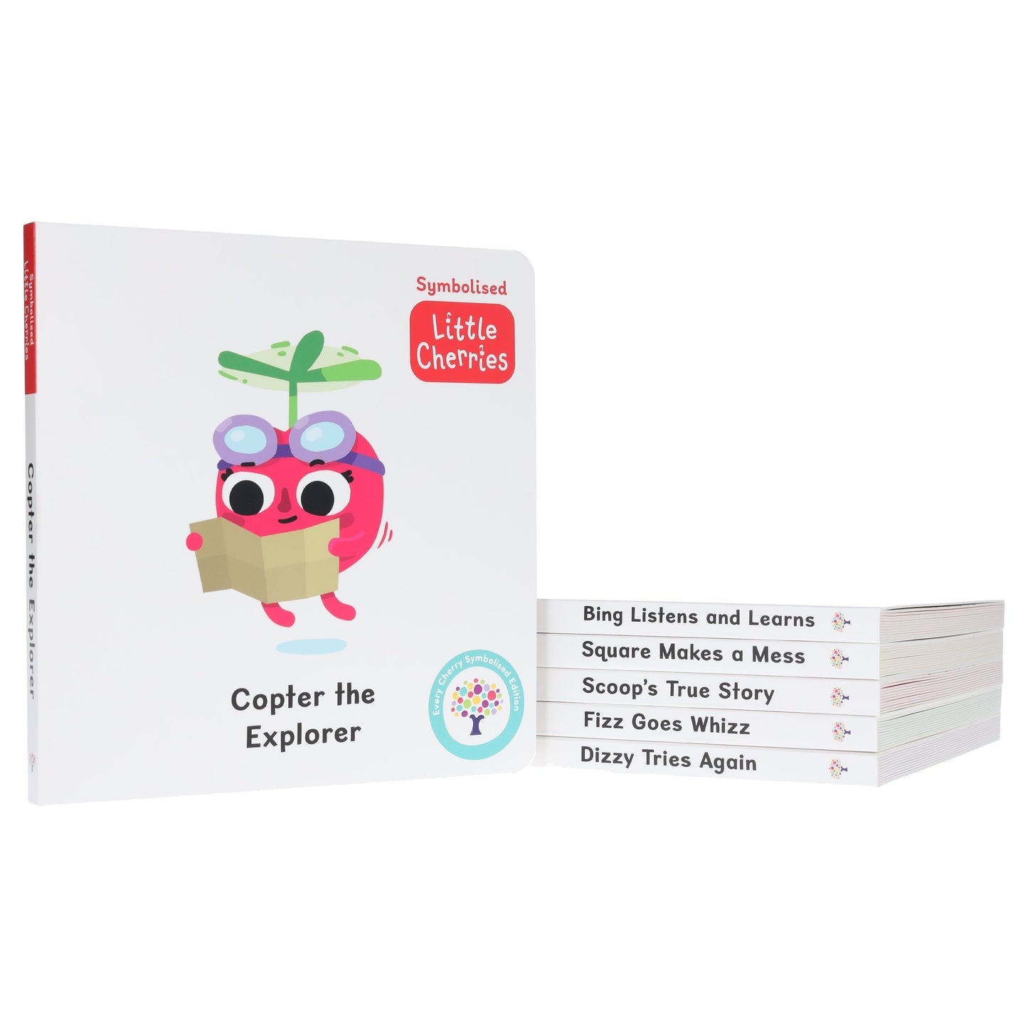 The Symbolised Little Cherries: 6 Book Collection (Box Set 2) Includes 6 Free Audiobooks - Ages 5-7 - Board Book