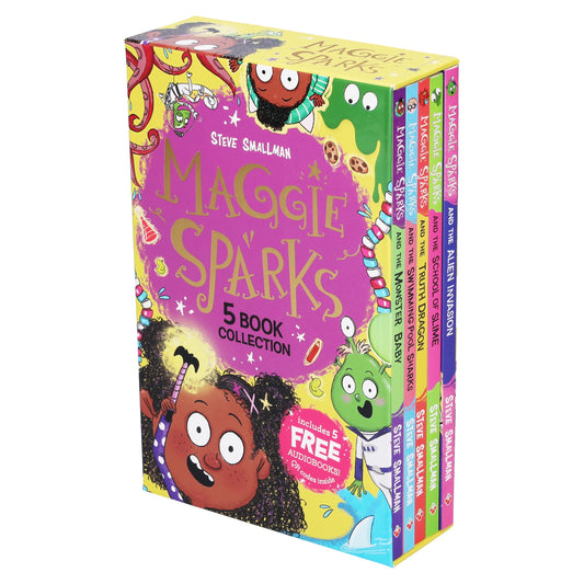 Maggie Sparks Series By Steve Smallman 5 Books Collection Box Set With Free Audio Books - Ages 5-7 - Paperback 5-7 Sweet Cherry Publishing