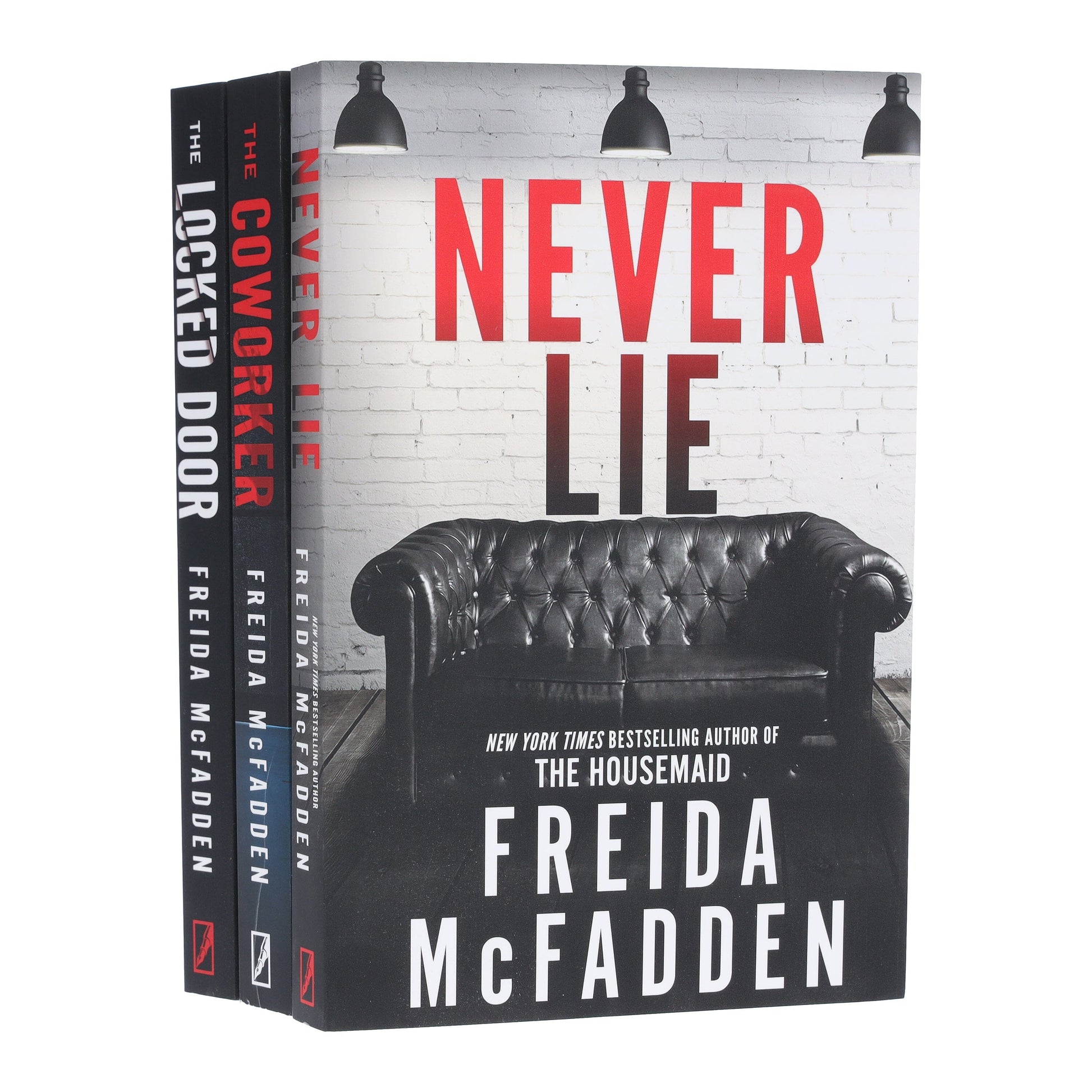 Freida McFadden Collection (The Coworker, The Locked Door & Never Lie) 3 Books Set - Fiction - Paperback Fiction Penguin