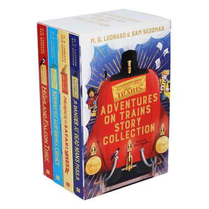 Adventures on Trains By M. G. Leonard & Sam Sedgman 4 Books Collection Set - Ages 9-11 - Paperback 9-14 Pan Macmillan