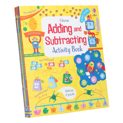 Usborne Maths Activity Series 4 Books Collection Set - Ages 5-9 - Paperback 5-7 Usborne Publishing Ltd