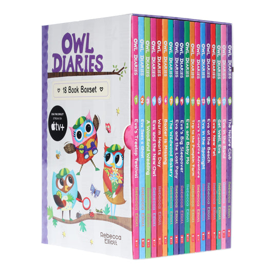 Owl Diaries Series By Rebecca Elliott: illustrated 18 Books Collection Box Set - Ages 5+ - Paperback 5-7 Scholastic
