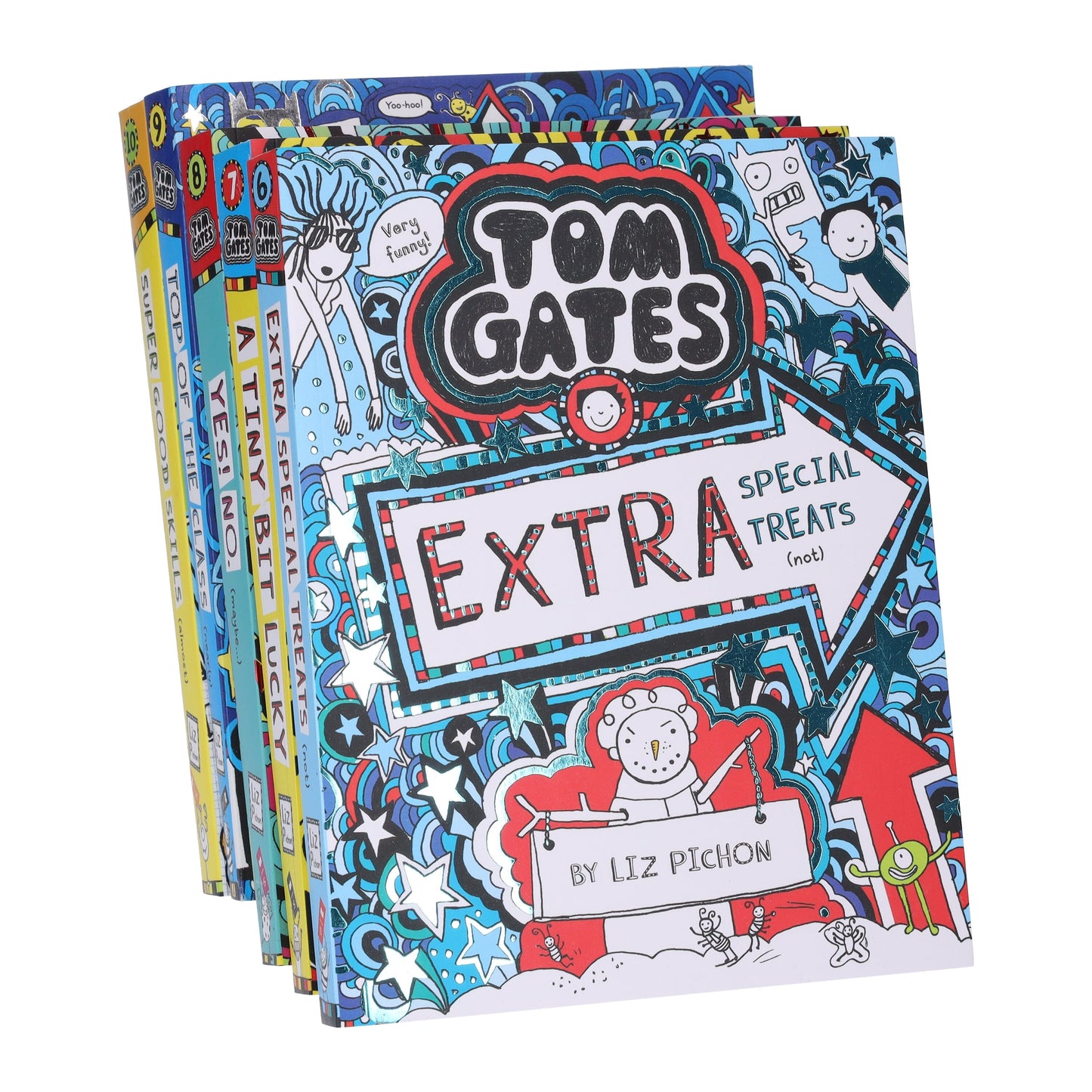 Tom Gates Series 2 (6-10) Collection 5 Books Set By Liz Pichon - Ages 7-12 - Paperback 7-9 Scholastic