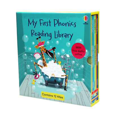 Usborne My First Phonics Reading Library 12 Books Box Set - Ages 0-5 - Paperback B2D DEALS Usborne Publishing Ltd