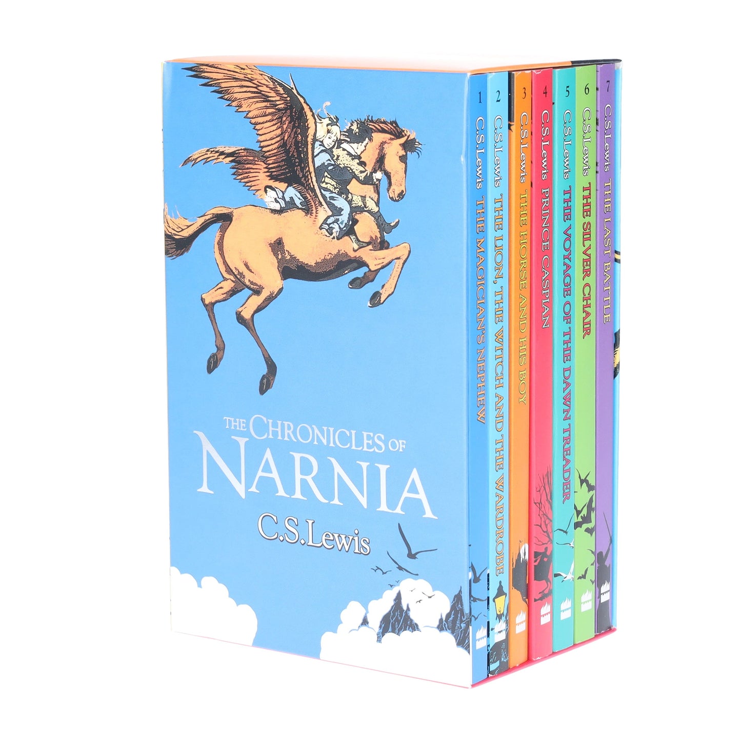 The Chronicles of Narnia 7 Books By C.S. Lewis - Ages 7-9 - Paperback 7-9 HarperCollins Publishers