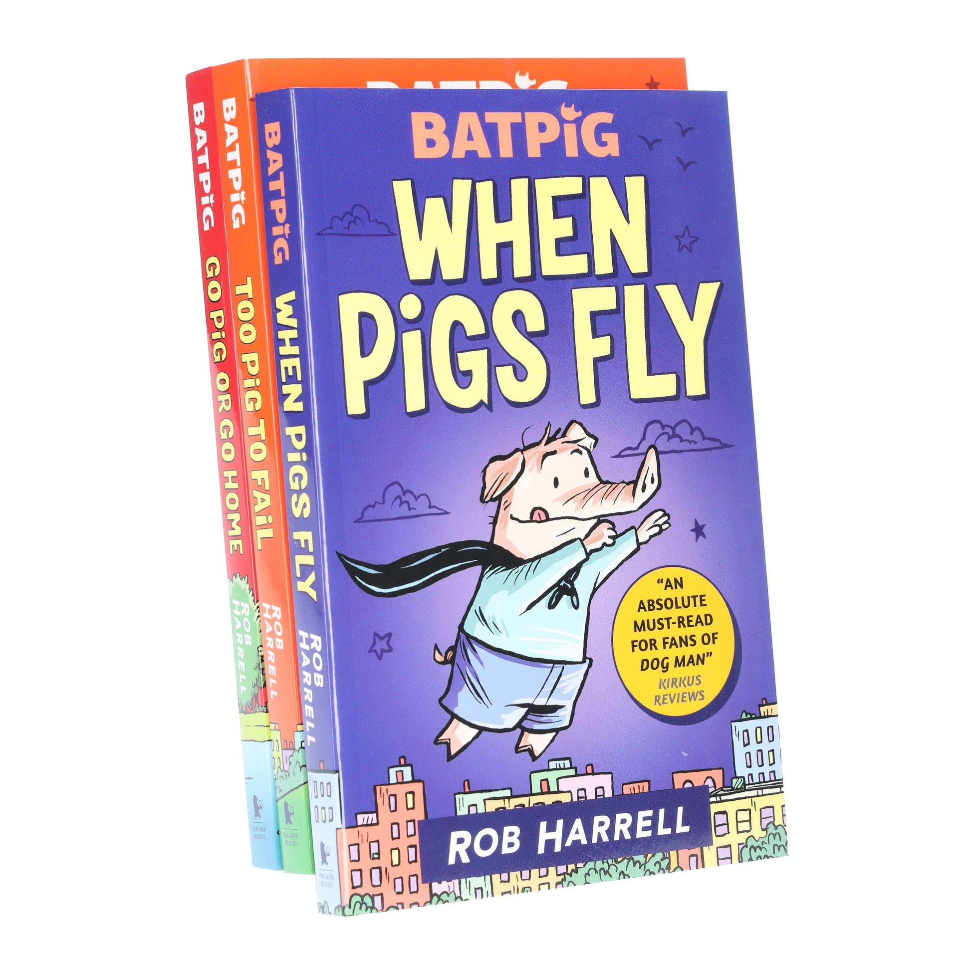 A Batpig Series By Rob Harrell 3 Books Collection Set - Ages 7-9 - Paperback 7-9 Walker Books Ltd