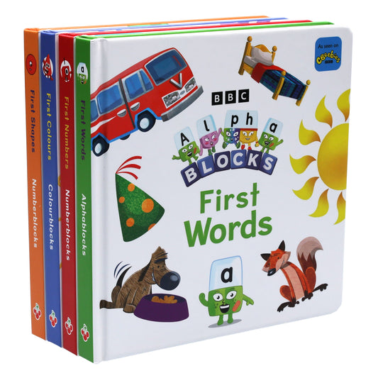 Numberblocks, Alphablocks and Colourblocks First Collection 4 Books Set - Ages 2-5 - Board Book 0-5 Sweet Cherry Publishing