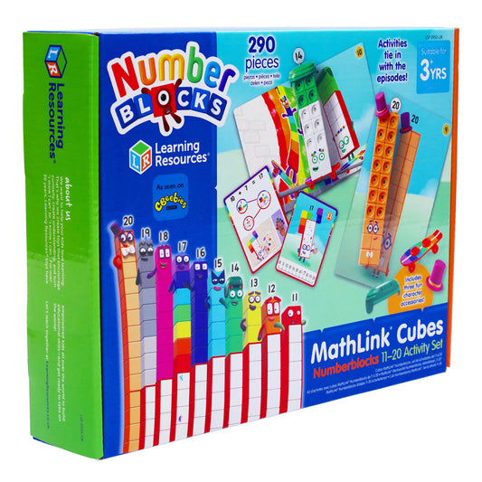 MathLink Cubes Numberblocks 11-20 Activity Set by Learning Resources - Ages 3+ 0-5 Learning Resources