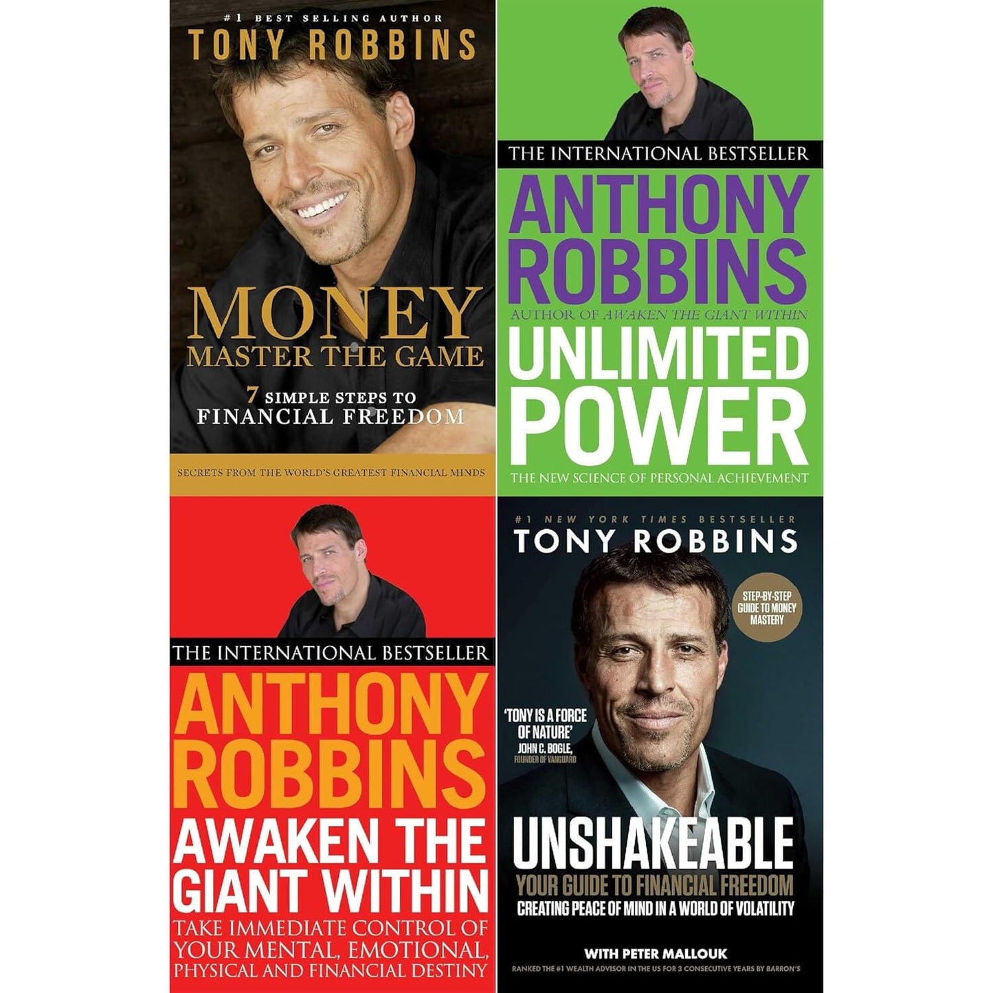 Anthony & Tony Robbins Success Mastery Collection 4 Books Set - Non Fiction - Paperback