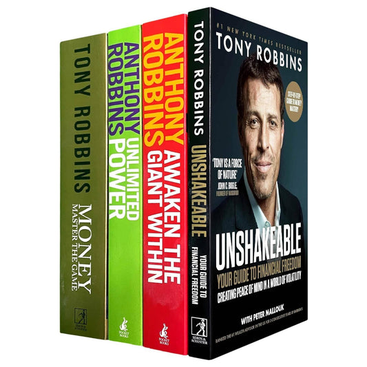 Anthony & Tony Robbins Success Mastery Collection 4 Books Set - Non Fiction - Paperback
