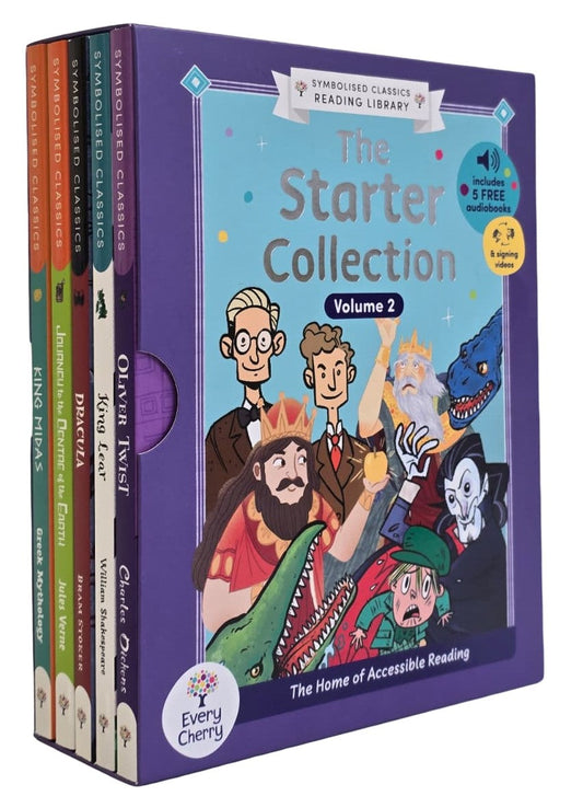 Symbolised Classics Reading Library: The Starter Collection (Volume 2) 5 Books Box Set - Ages 5+ - Paperback