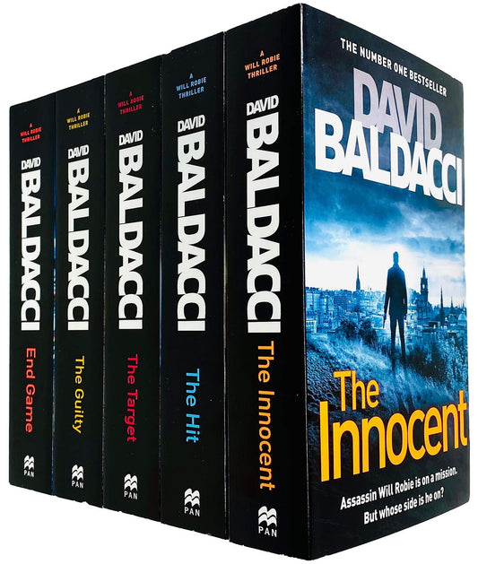 Will Robie Series 5 Book Collection by David Baldacci - Fiction - Paperback