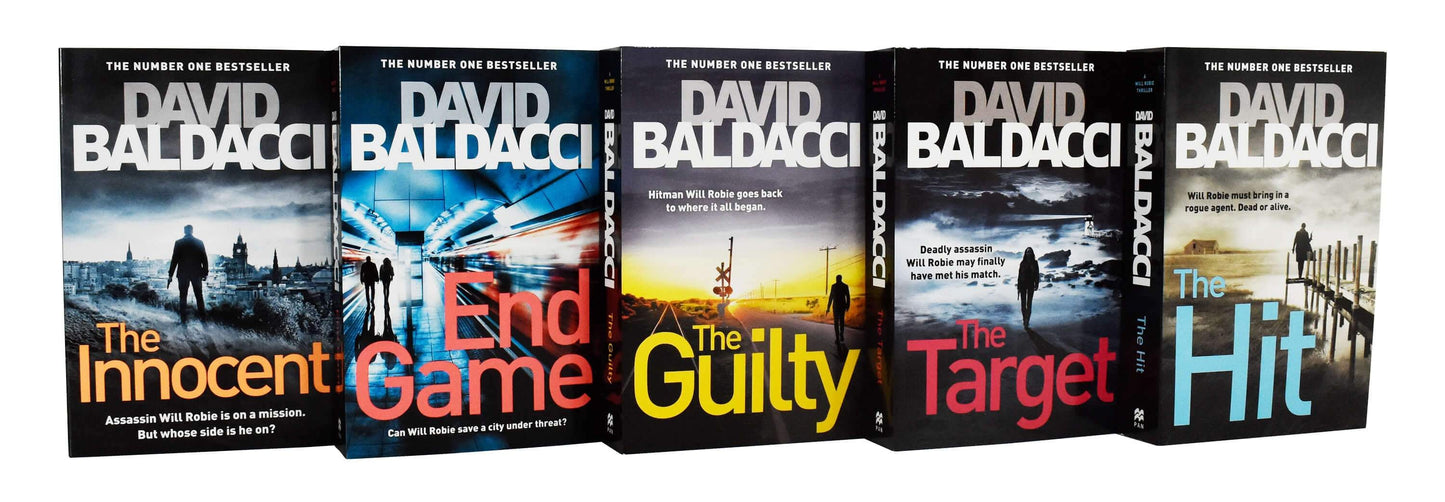 Will Robie Series 5 Book Collection by David Baldacci - Fiction - Paperback