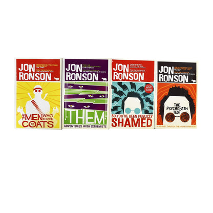 Jon Ronson 4 Books Collection Set - Fiction - Paperback Young Adult Picador