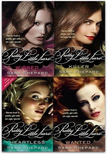 Pretty Little Liars 4 Books Series 2 Set Pack - Young Adult - Paperback - Sara Shepard Young Adult Atom