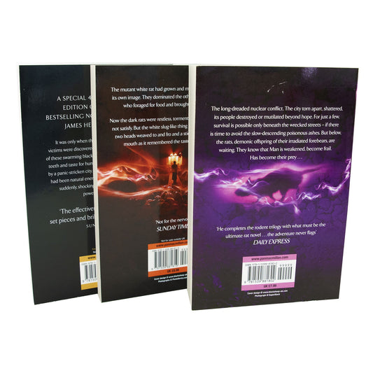 The Rats Trilogy 3 Books Collection Set by James Herbert (Domain, Lair, The Rats) - Fiction - Paperback