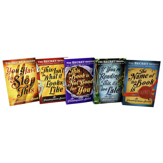 The Usborne Secret Series 5 Books - Adult - Collection Paperback Set By Pseudonymous Bosch Young Adult Usborne