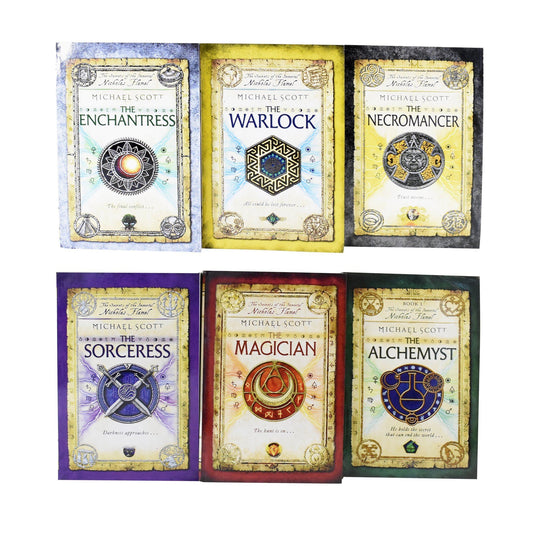 The Secrets of the Immortal Nicholas Flamel Collection by Michael Scott 6 Books Set  - Ages 9-17 - Paperback