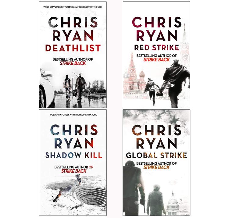 Strike Back Series Collection 4 Books Set (Deathlist, Shadow Kill, Global Strike, Red Strike) - Fiction - Paperback - Chris Ryan Young Adult Coronet