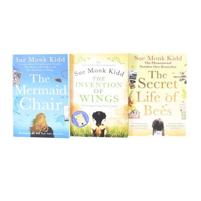 Sue Monk Kidd Collection 3 Books Set (The Invention of Wings, The Secret Life of Bees, The Mermaid Chair) - Adult - Paperback - Sue Monk Young Adult Tinder Press