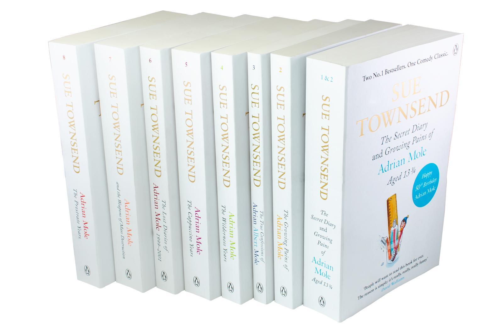 Sue Townsend Adrian Mole 8 Books Collection - Paperback - Young Adult Young Adult Penguin