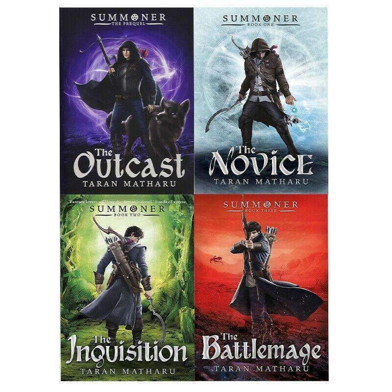 Summoner Series 4 Books Box Collection Set - Young Adult - Paperback by Taran Matharu Young Adult Hodder